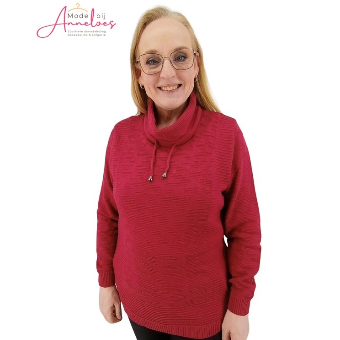 Leona per Donne Pullover Berna uni Rosberry